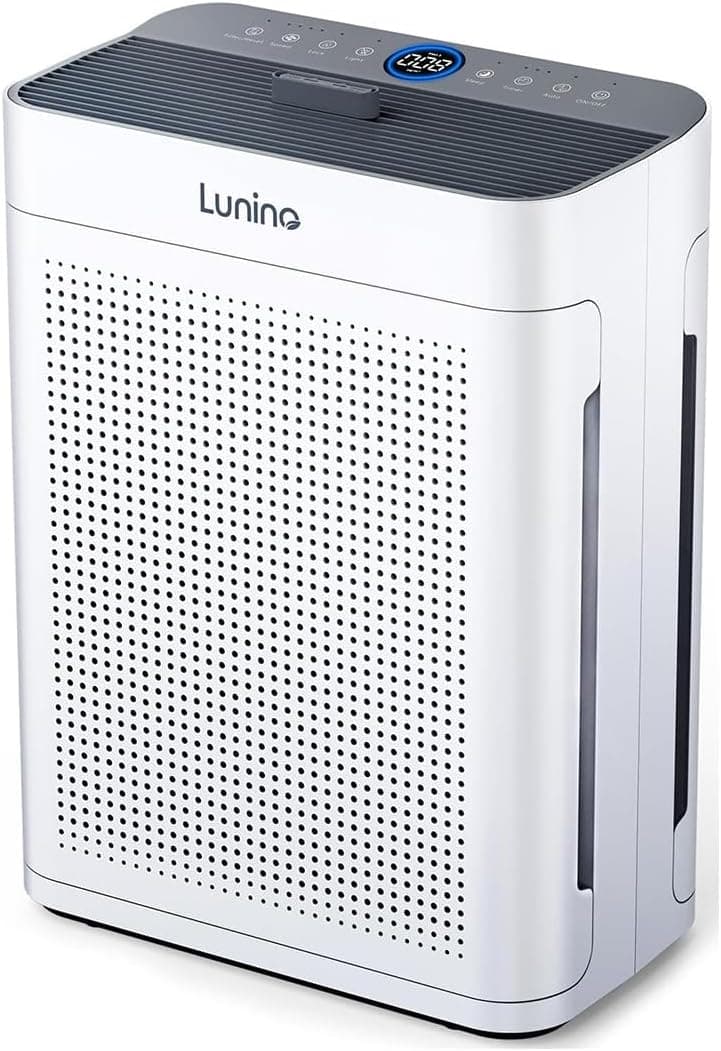 Product image: Air Purifiers for Home Large Room up to 3000sq.ft, LUNINO HEPA Double-Sided Air Purifier with Washable Filter, PM 2.5 Display Air Quality Sensors, Air Cleaner for Pets Hair, Odor, Dust, Smoke, Pollen
